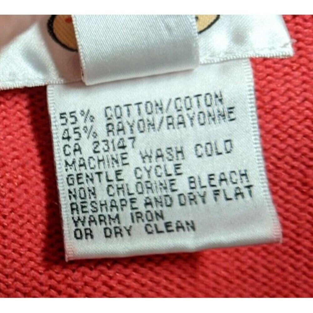 Women's TALBOTS Bright Pink Cotton/Rayon Blend Boatneck Short Sleeve Sweater SM - Picture 6 of 6